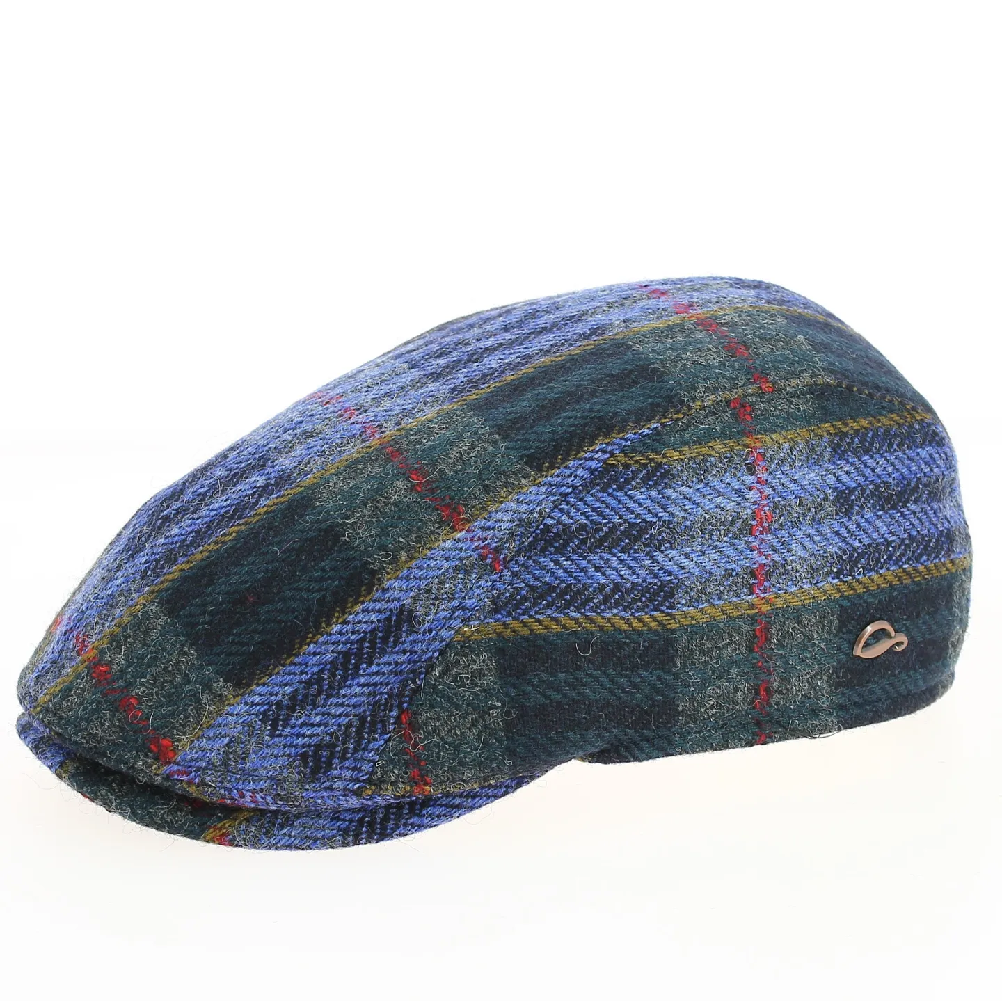 Casquette plate carreaux bleu Jackson- göttmann Reference : 11098 | Chapellerie Traclet