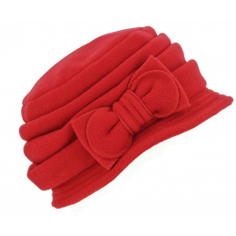 Red Polar Anushka Cloche Hat - Traclet