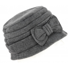 Anushka Polar Cloche Hat Grey - Traclet