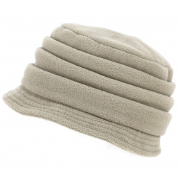 Chapeau Cloche Polaire Anushka Beige - Traclet