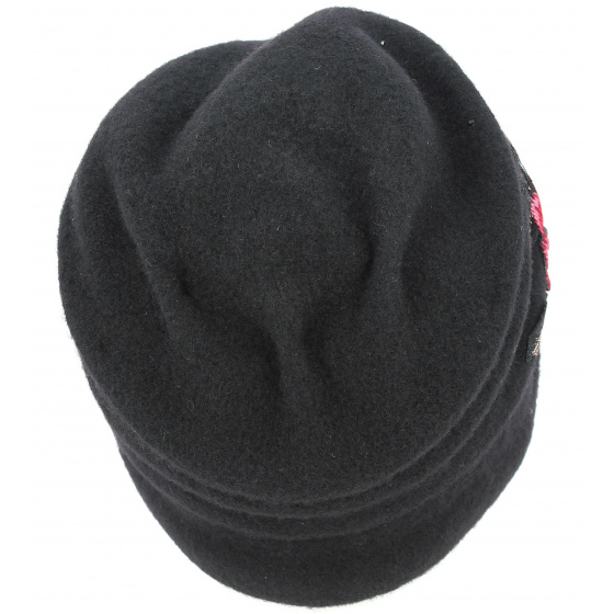 Bonnet Montappone Laine Noir - Traclet