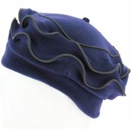 Women's Polar Beret Cordelle Navy - Traclet