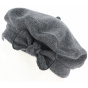 Gray Fleece Beret made in France - Traclet
