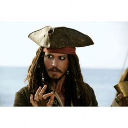 Chapeau tricorne cuir - Jack Sparrow