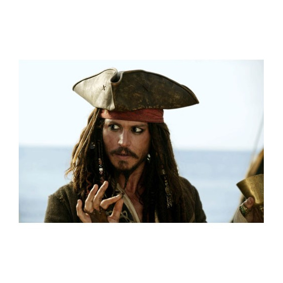 Leather tricorn hat - Jack Sparrow