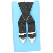 Vivans Fancy Black Suspenders - Traclet Reference: 11134 | Traclet Hat Shop