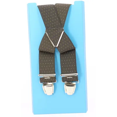 Vivans Fancy Brown Suspenders - Traclet Reference: 11135 | Traclet Hat Shop