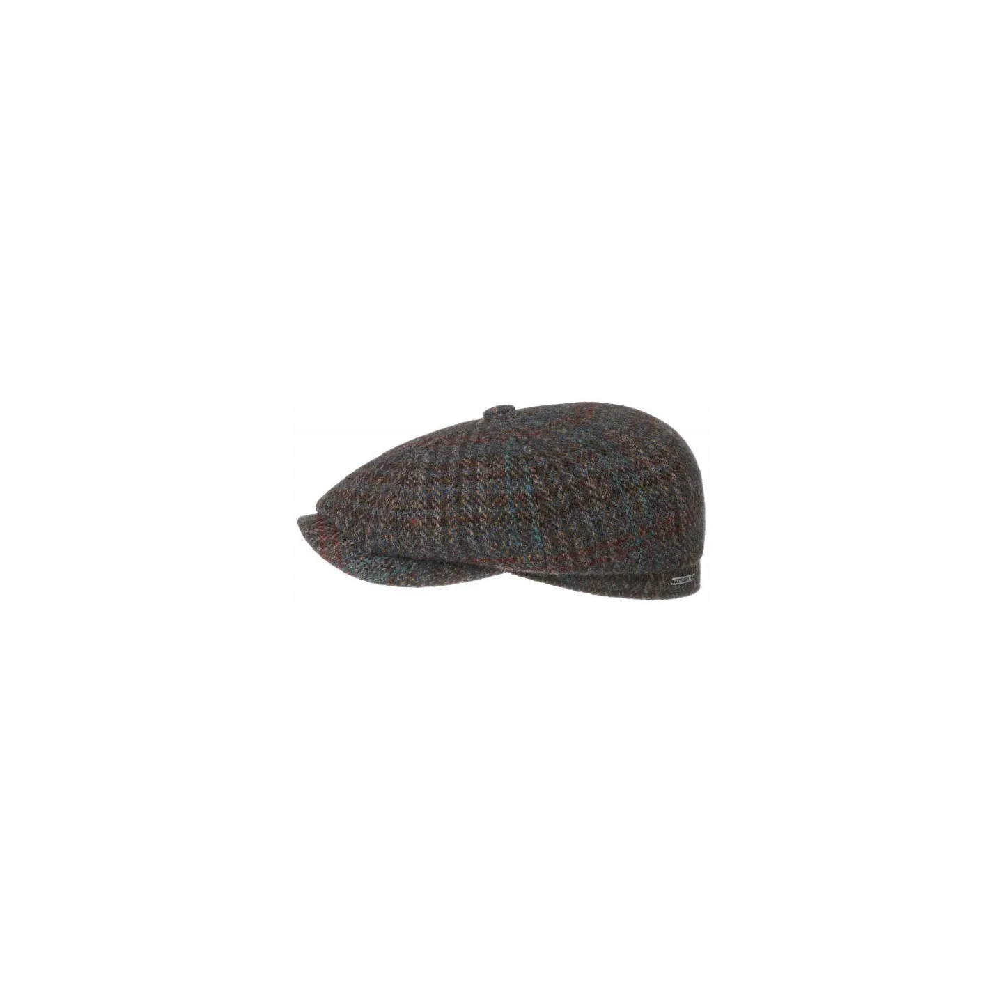 Navy Hatteras Harris Tweed Cap - Stetson Reference: 11164 | Traclet Hat Shop