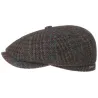Navy Hatteras Harris Tweed Cap - Stetson Reference: 11164 | Traclet Hat Shop