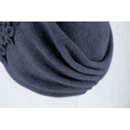 Women's Blue Kitty Beanie - Traclet