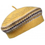 Women's Malibu Yellow Wool Beret - Traclet