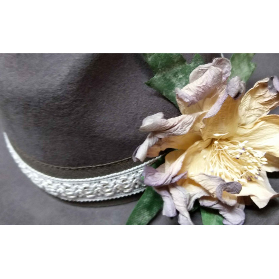 Fashionista Vintage Fedora Hat / French Creation from TRACLET Millinery Workshops