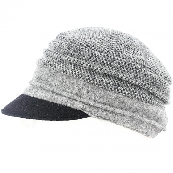 Ravarino Grey Newsboy Cap - Traclet