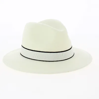 fedora laine blanc Reference : 11156 | Chapellerie Traclet