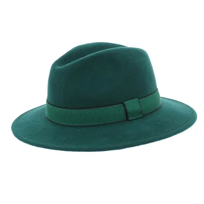 fedora laine vert Reference : 11155 | Chapellerie Traclet