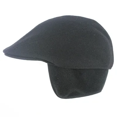 Bertrand Domed Cap with Ear Flaps - Crambes Reference: 7180 | Traclet Hat Shop