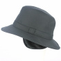 Crambes Olive Traveller Cyrille Hat with Ear Flaps