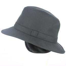 Traveller Cyrille Hat with Ear Flaps Olive - Crambes