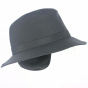 Crambes Olive Traveller Cyrille Hat with Ear Flaps