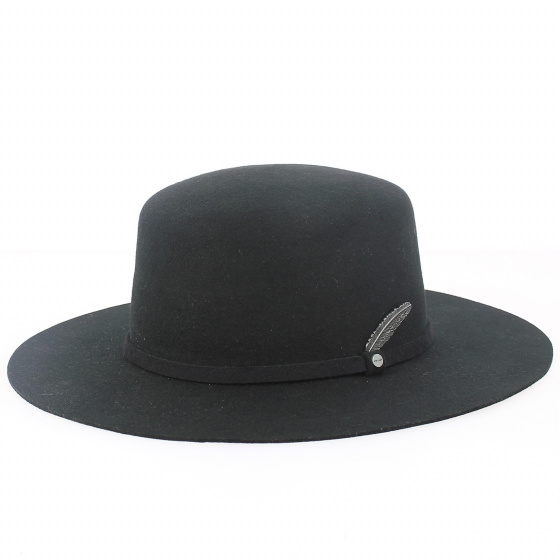 Chapeau Amish Feutre laine Noir  - Stetson Chapeau Amish Feutre laine Noir  - Stetson