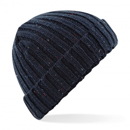 Bonnet bleu chiné