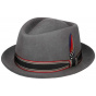 Grey Felt Trilby Diamond Hat - Stetson