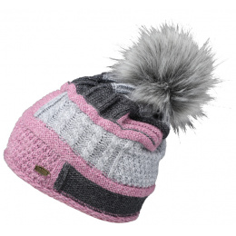 Bonnet à Pompon Poznan Mohair & Laine- Traclet