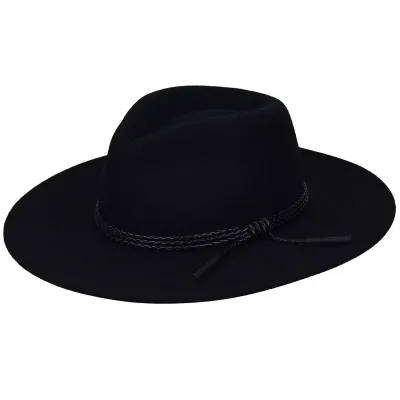 Traveller Piston Felt Hat Black - Bailey Reference: 4528 | Traclet Hattery