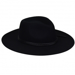 Traveller Piston Felt Hat Black - Bailey