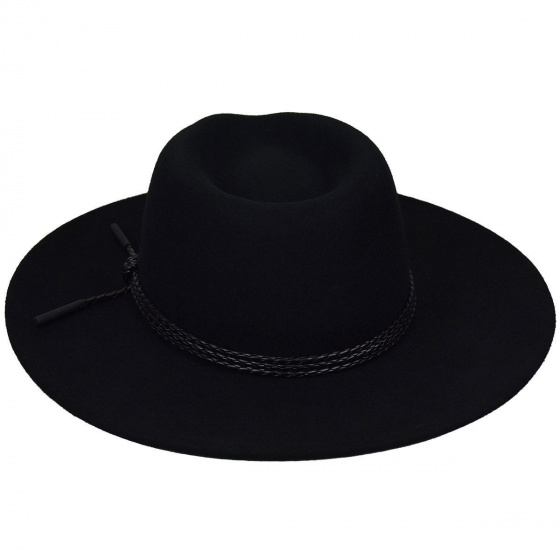 Chapeau Traveller Piston Feutre Noir - Bailey