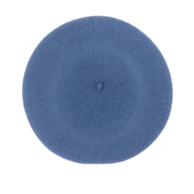 Basque Beret Kopka - grey blue