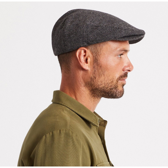 Hooligan Cap Black Gray - Brixton
