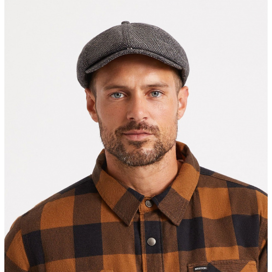 Casquette Beret Brood Herringbone Brixton