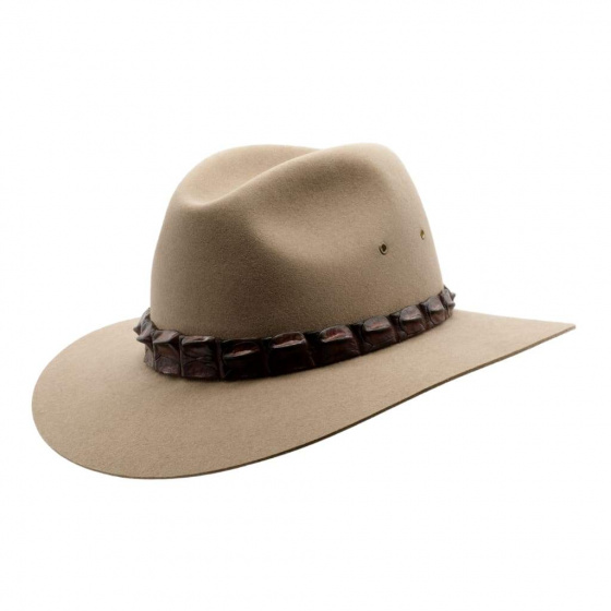 Coolabah Traveller Hat Felt Bran Hair - Akubra