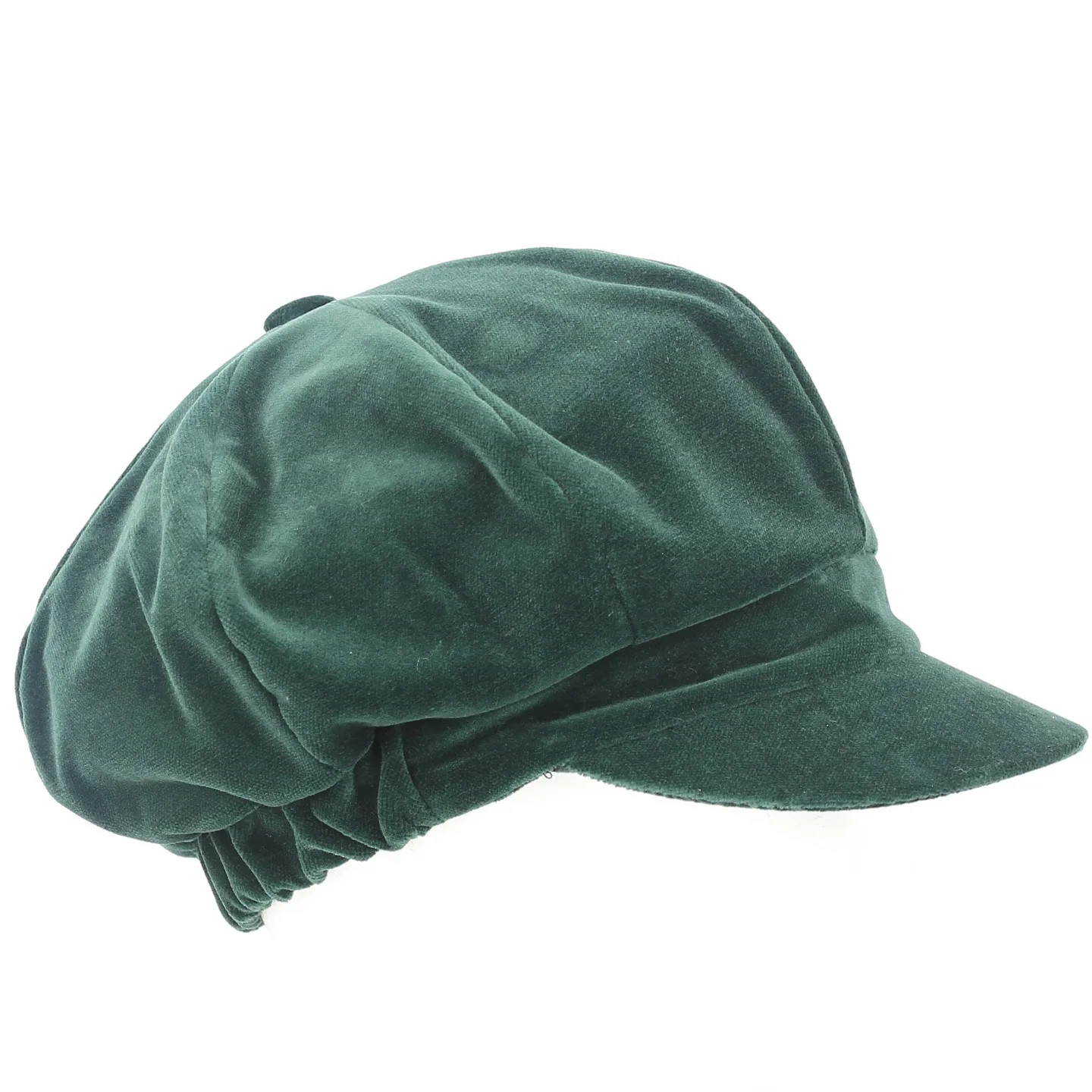 casquette gavroche velours -  Casquette Gavroche Anna Velours olive - Traclet Reference : 11268 | Chapellerie Traclet