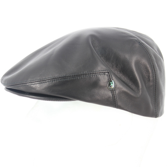 Northland Flat Cap Black Leather - City Sport