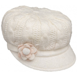 Gavroche Angèle Tricot White Cap - Traclet