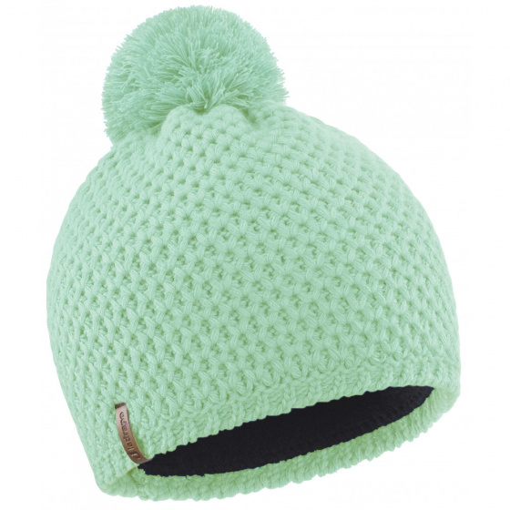 Plain Seafoam Green Pompom Beanie - LeDrapo