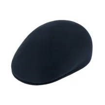 Casquette Bombée Ascot Marine en laine - Traclet