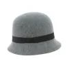 Chapeau cloche feutre laine Taffta Reference : 11323 | Chapellerie Traclet
