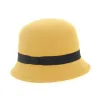 Chapeau cloche feutre laine Taffta Reference : 11323 | Chapellerie Traclet