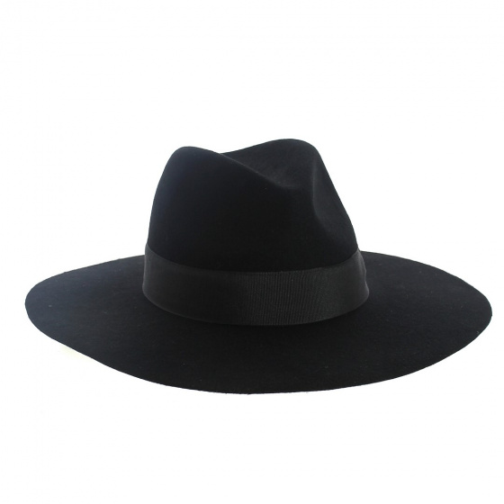 Chapeau Bord Large Marine Fedora -The Author - Traclet