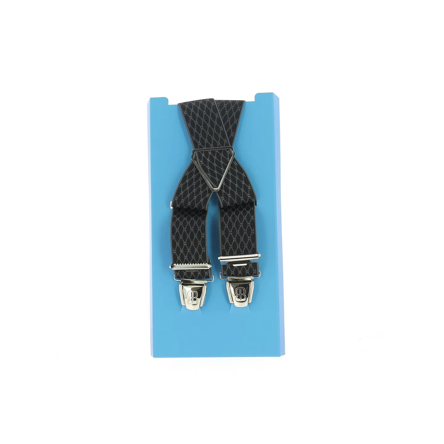 Fancy black and grey suspenders Reference: 11392 | Traclet Hatmakers