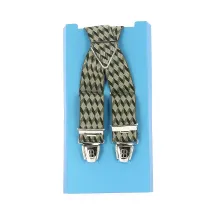 Green fancy suspenders Reference: 11399 | Chapellerie Traclet