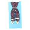 Fancy bandana-style suspenders - navy blue Reference: 11407 | Traclet Hat Shop