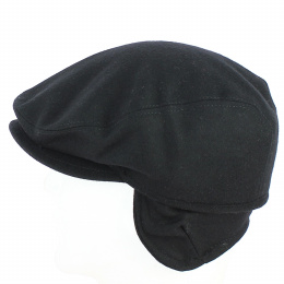 Casquette Firenze Cache-Oreilles Noir - Traclet