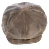 Houston Aged Leather Hatteras Cap - Crambes Reference: 11438 | Traclet Hat Shop
