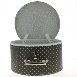 copy of Boîte à Chapeau à rayures roses et blanches - Traclet