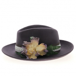 Fédora Fashionista Vintage Hat/ French creation by Ateliers de la Chapellerie TRACLET