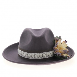 Fédora Fashionista Vintage Hat/ French creation by Ateliers de la Chapellerie TRACLET